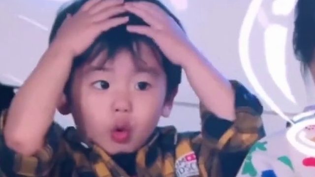 小九想吃鹌鹑蛋，lucky：这个是给我爸爸吃的。