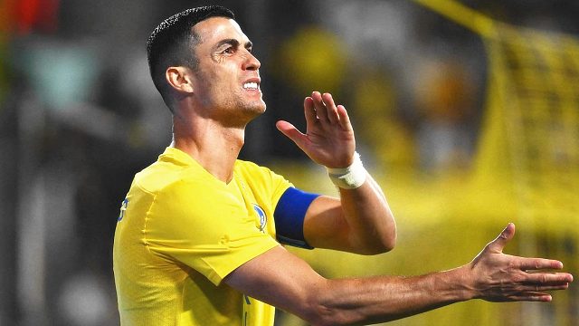 胜利主帅抗议！C罗被放倒造点被吹，慢镜定格还原真相