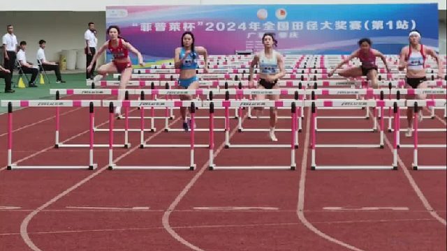 女子 100 米栏夏思凝顺利晋级决赛