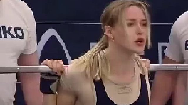 最美举重运动员