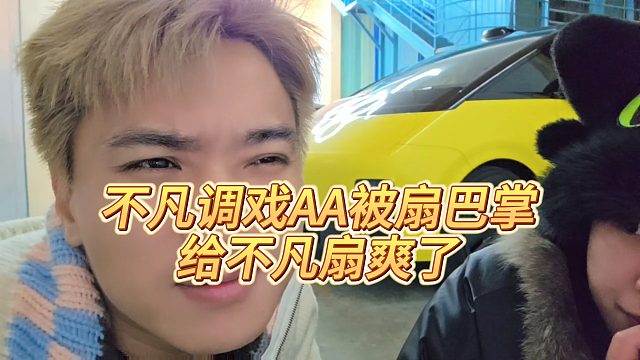 【小小小酷哥】不凡调戏AA被扇巴掌，给不凡扇爽了