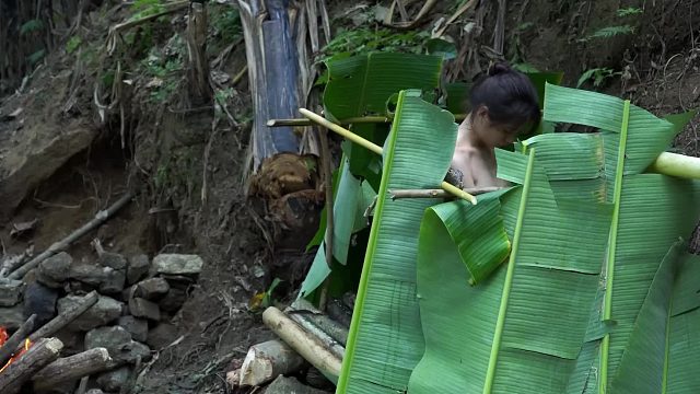 20260127 完整视频： 野外30天生存舒适沐浴——Bushcraft露营｜杨女士