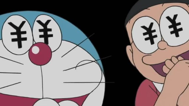 他眼神狂热，只为了买大雄手里那个生了锈的破烂瓶盖