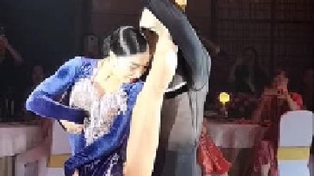 李玓&赵蕾世界杯的亚太区职业拉丁舞冠军