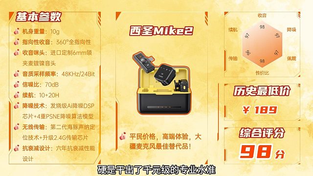 5款2026爆款领夹麦，哪款是你的本命？