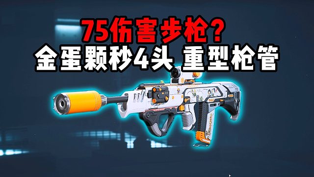 75伤害步枪？金蛋颗秒4头 重型枪管 三角洲行动