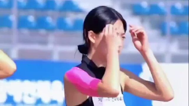 田径美女完美身材