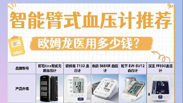 便携式血压计怎么准确测量血压？欧姆龙医用款选购注意事项！