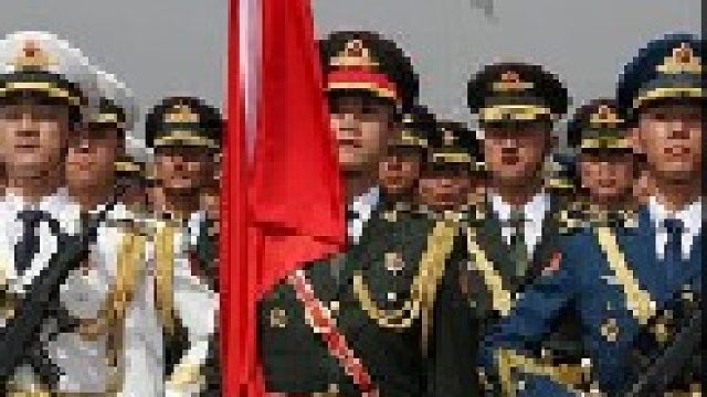 中国仪仗队：越南模仿了这么久，现在终于见到真正的汉家威仪了。