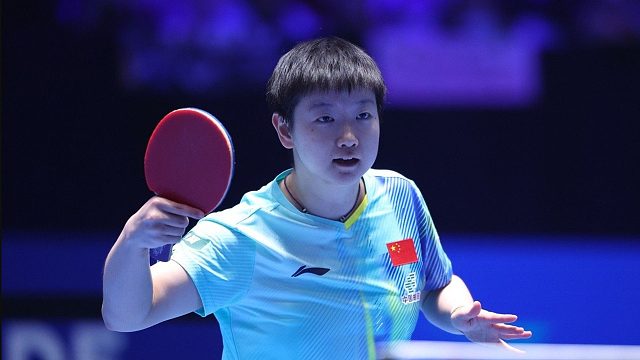 狂轰5-0！乒乓球亚洲杯孙颖莎彻底杀疯了，无解反手快如闪电