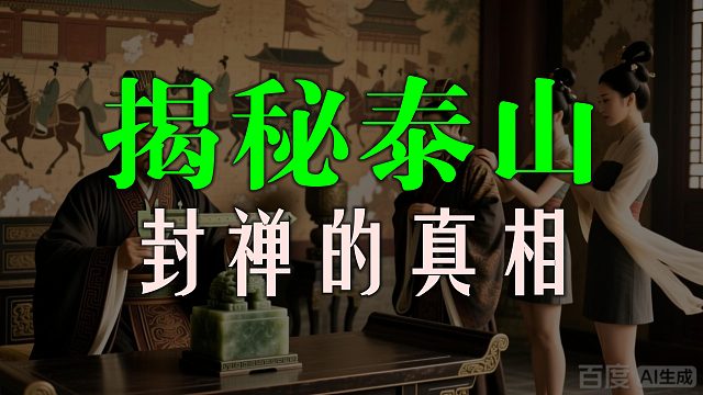 【歪掰的王莽】15 汉武帝泰山封禅究竟封了个啥