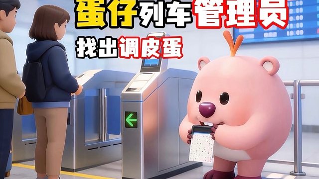 蛋仔岛列车管理员，找出调皮捣蛋！