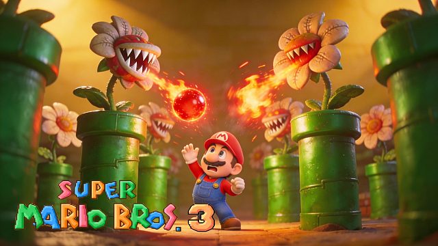 超级马里奥3，水管里的野花不要采