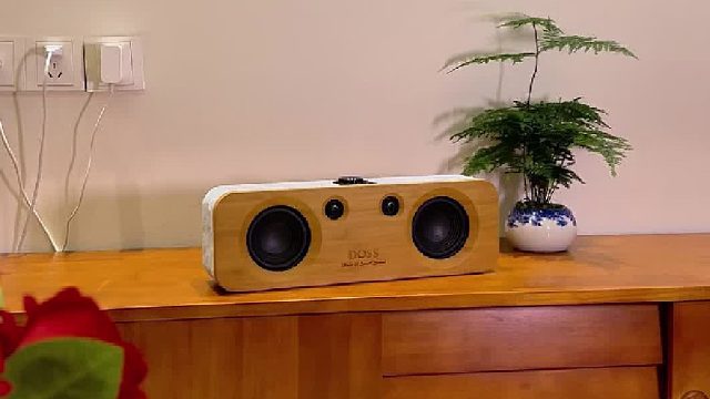 观影超带感！DOSS声浪竹木音响