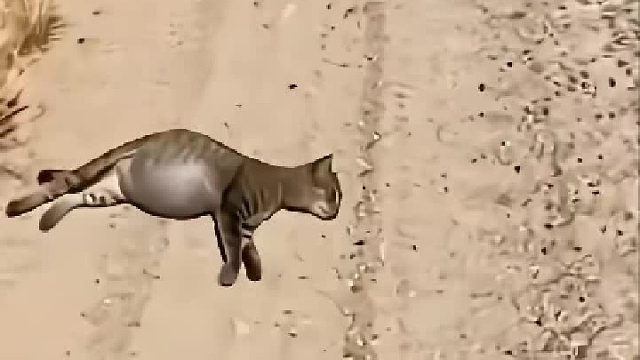 暖心小哥救助一只肚子大到快要爆炸的猫咪