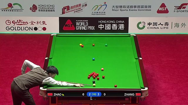 赵心童决赛5杆破百