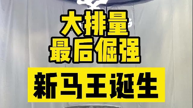 新马王诞生？大排量最后的倔强！