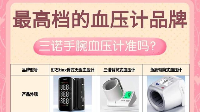 腕式电子血压计品牌哪个最准确？三诺腕式款测值准度实测！