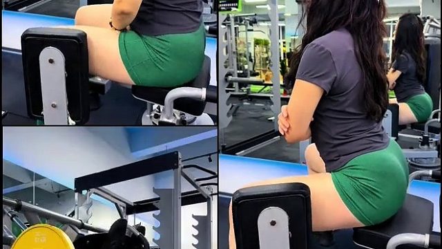 爱健身的小姐姐