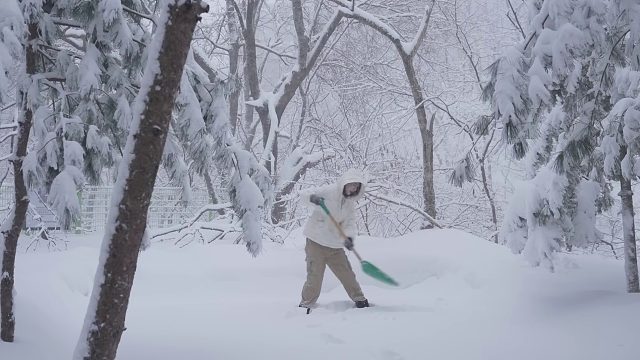 20260211 暴风雨中的雪地露营新空气帐篷ㅣCAMP