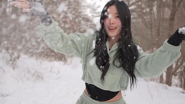 20260211如何缓解乘务员的倦怠⧸️在江原道负15度的雪地里独自露营️⧸生鳟鱼和一杯独岛烧酒