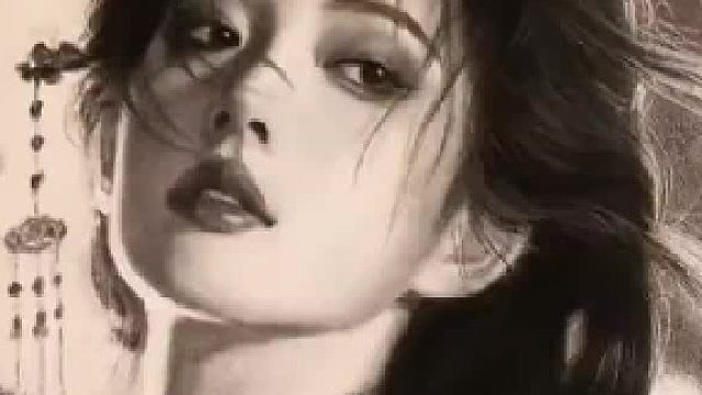 美术生分享自己画的美人，起笔抽象不代表成品也抽象