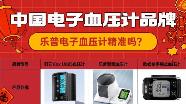 老人专用最好电子血压计是什么品牌？乐普老人款选购攻略！