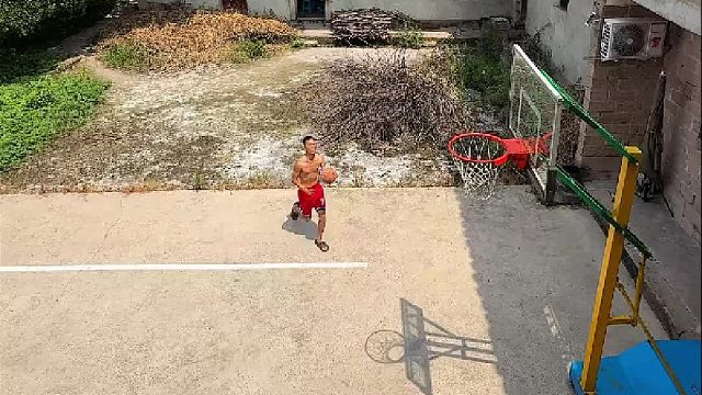 农村篮球双球合并