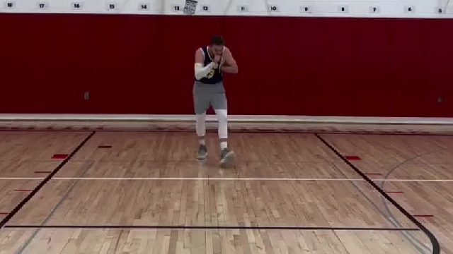 NBA球星跑步模仿