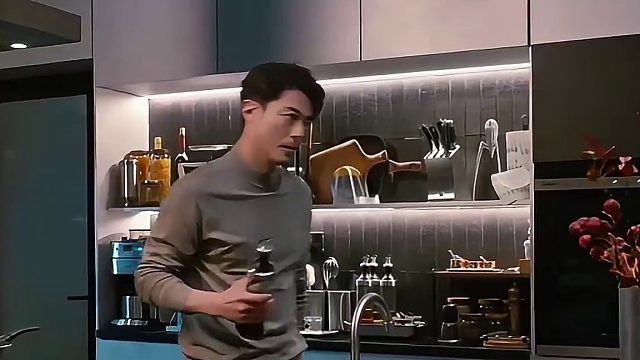 邻居妹妹：谢谢啊，霍建华：是我要谢谢你