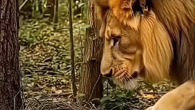 狮子吃了鸟宝宝，大鸟妈妈决定让他付出惨痛代价