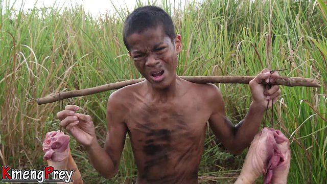 20260226 原始技术 - Kmeng Prey - 在森林里煮猪腿