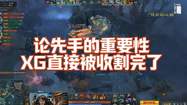 【Maybe】论先手的重要性，XG直接被收割完了