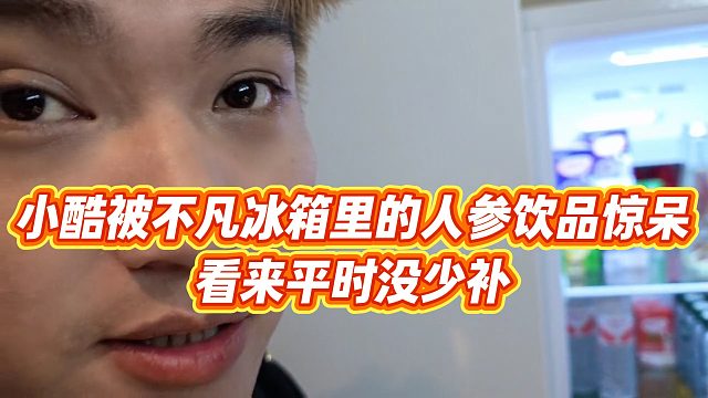 【小小小酷哥】小酷被不凡冰箱里的人参饮品惊呆，看来平时没少补
