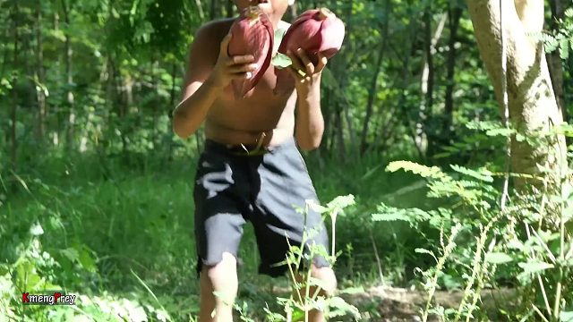 20260226 原始科技-森林捕捉青蛙烹饪分享吃美味-美食秀