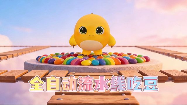 全自动流水线吃豆，简直是新手的蛋福音！