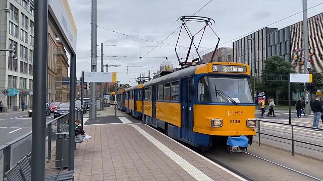 博览会之城 德国莱比锡市内有轨电车集合