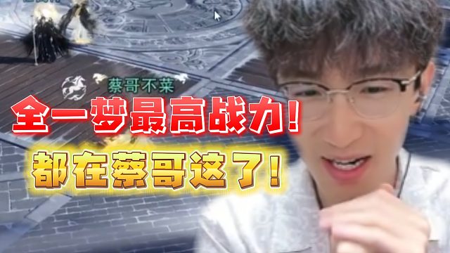 全一梦最高战力！都在蔡哥这了！