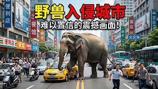 野獸入侵城市：難以置信震撼畫面