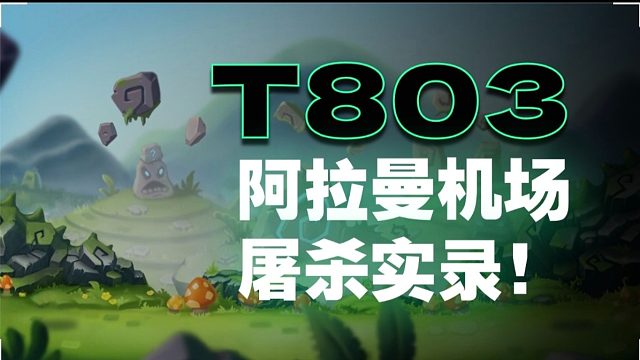 阿拉曼机场T803M分享