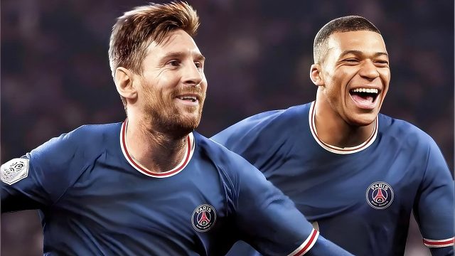 新老球王连线！梅西戏耍门将破门，姆巴佩潇洒外脚背助攻