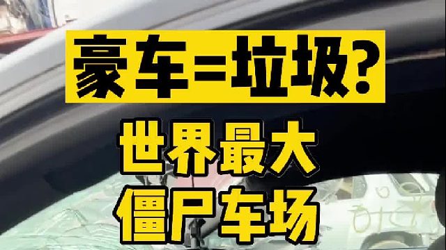 豪车都是垃圾？揭秘世界最大僵尸车场