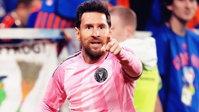 百步穿杨！38岁梅西2次远射死角，轰生涯第70粒任意球