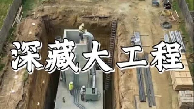 在美国一个普通居民区的后院里，一场震撼的工程正在上演