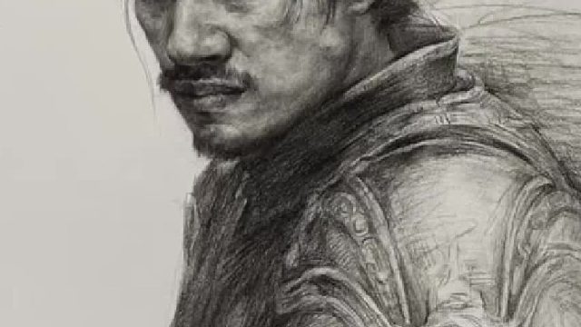 满江红｜易烊千玺｜素描人物