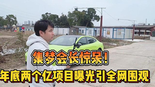 【集梦会长】惊呆！年底两个亿项目曝光引全网围观