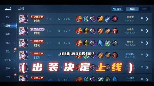 阿轲的出装理解