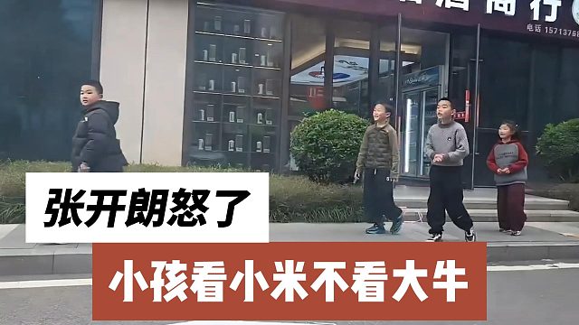 小孩看小米不看大牛，张开朗怒了