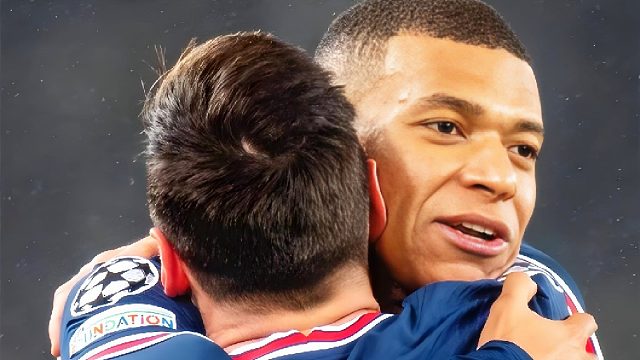 双M连线！姆巴佩闪电过人助攻梅西，小美女球迷呐喊助威