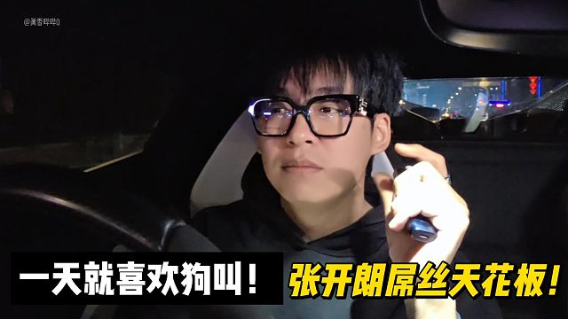 一天就喜欢狗叫！张开朗屌丝天花板！